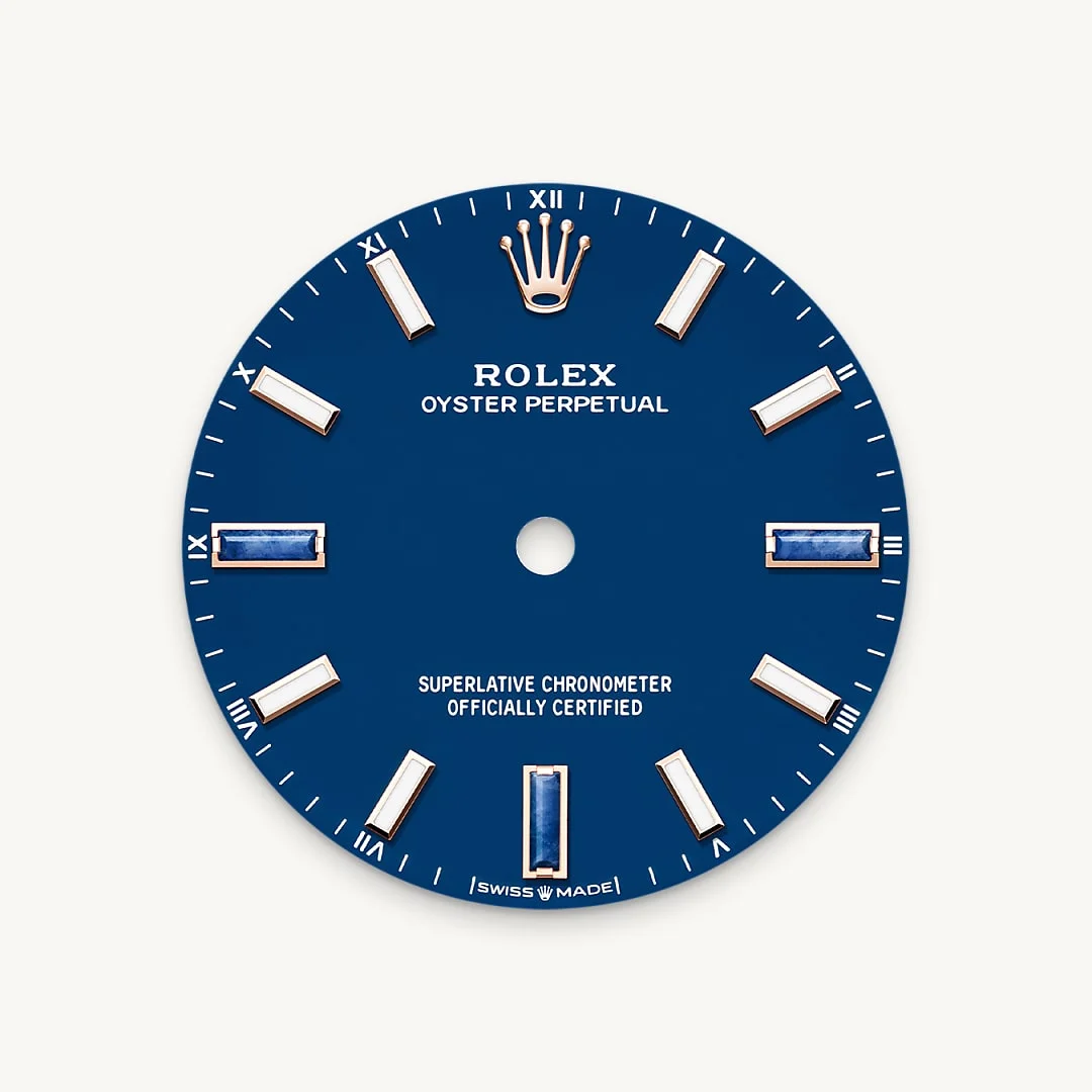 Rolex Oyster Perpetual 34 - Blue stone dial