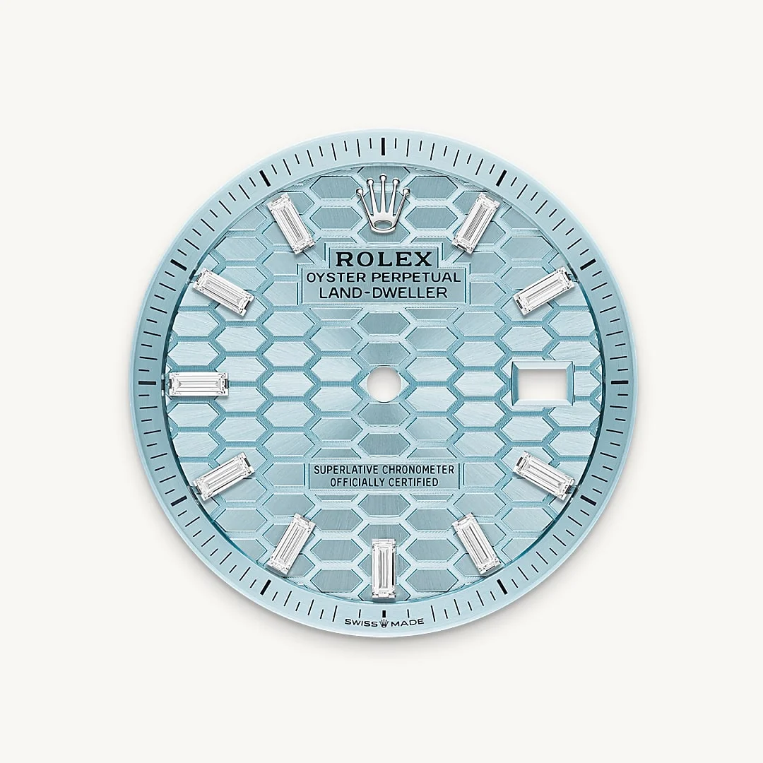 Rolex Land-Dweller 36 - Ice-Blue Dial