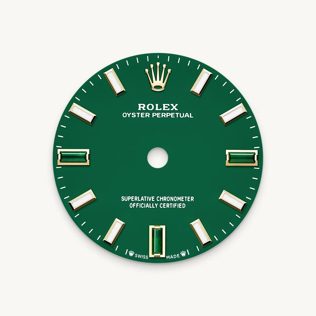 Rolex Oyster Perpetual 28 - Green stone dial
