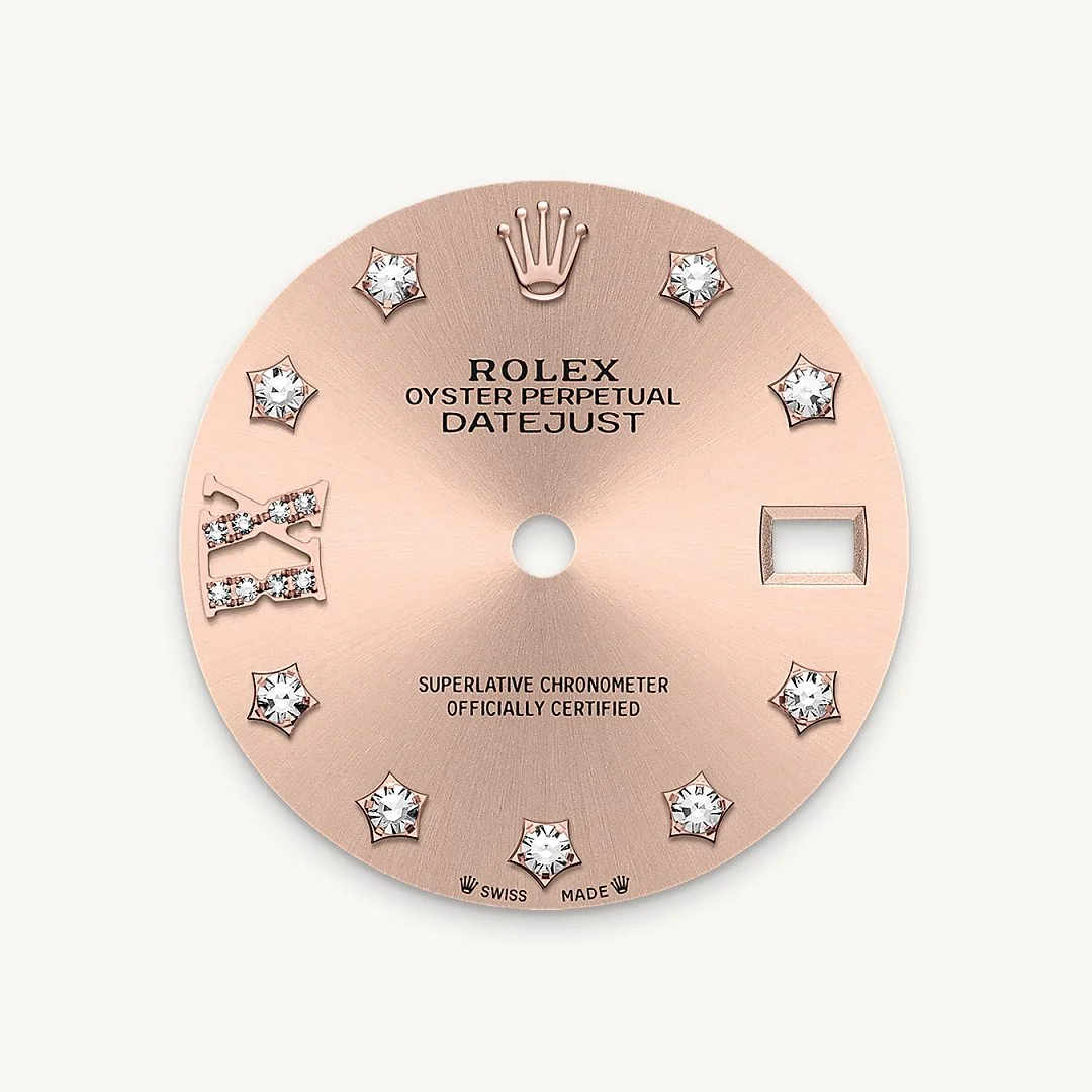 Rolex Lady-Datejust - Rosé-colour dial