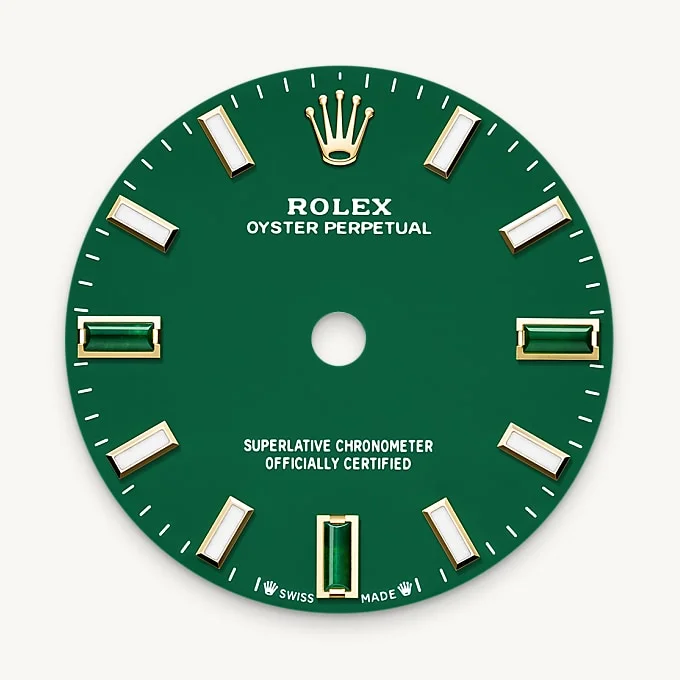Rolex Oyster Perpetual 28 - Green stone dial