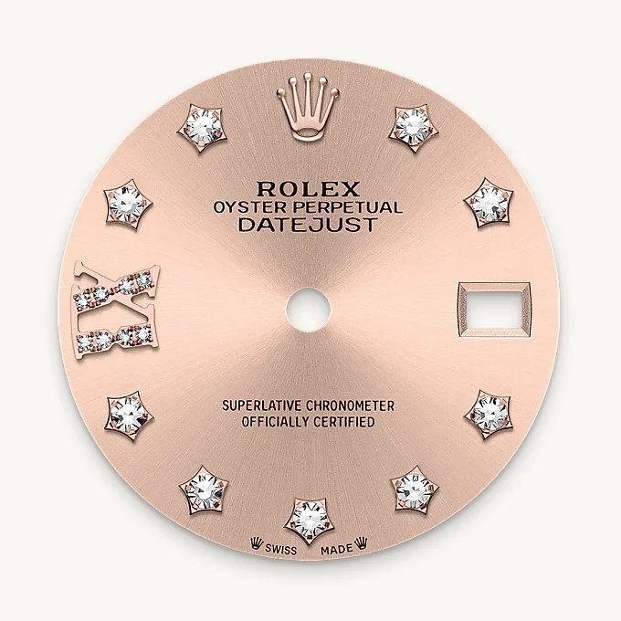 Rolex Lady-Datejust - Rosé-colour dial
