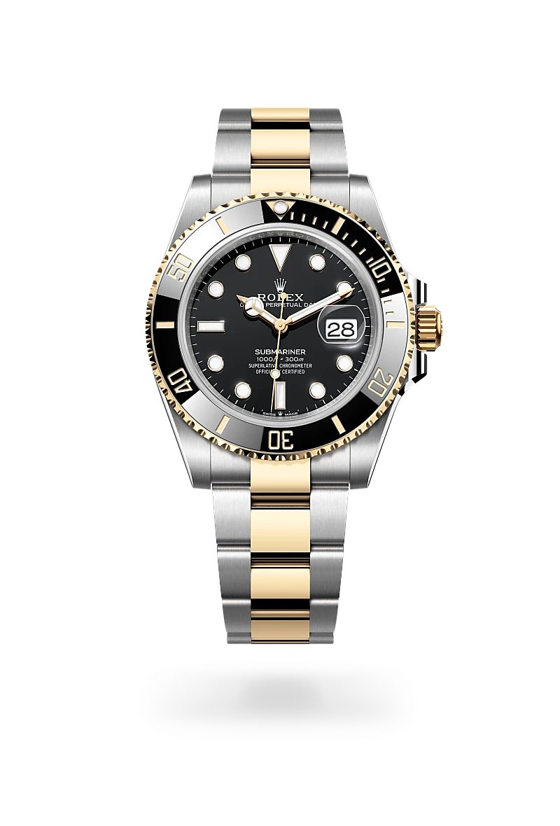 Rolex Submariner Date Oyster, 41 mm, Oystersteel and yellow gold