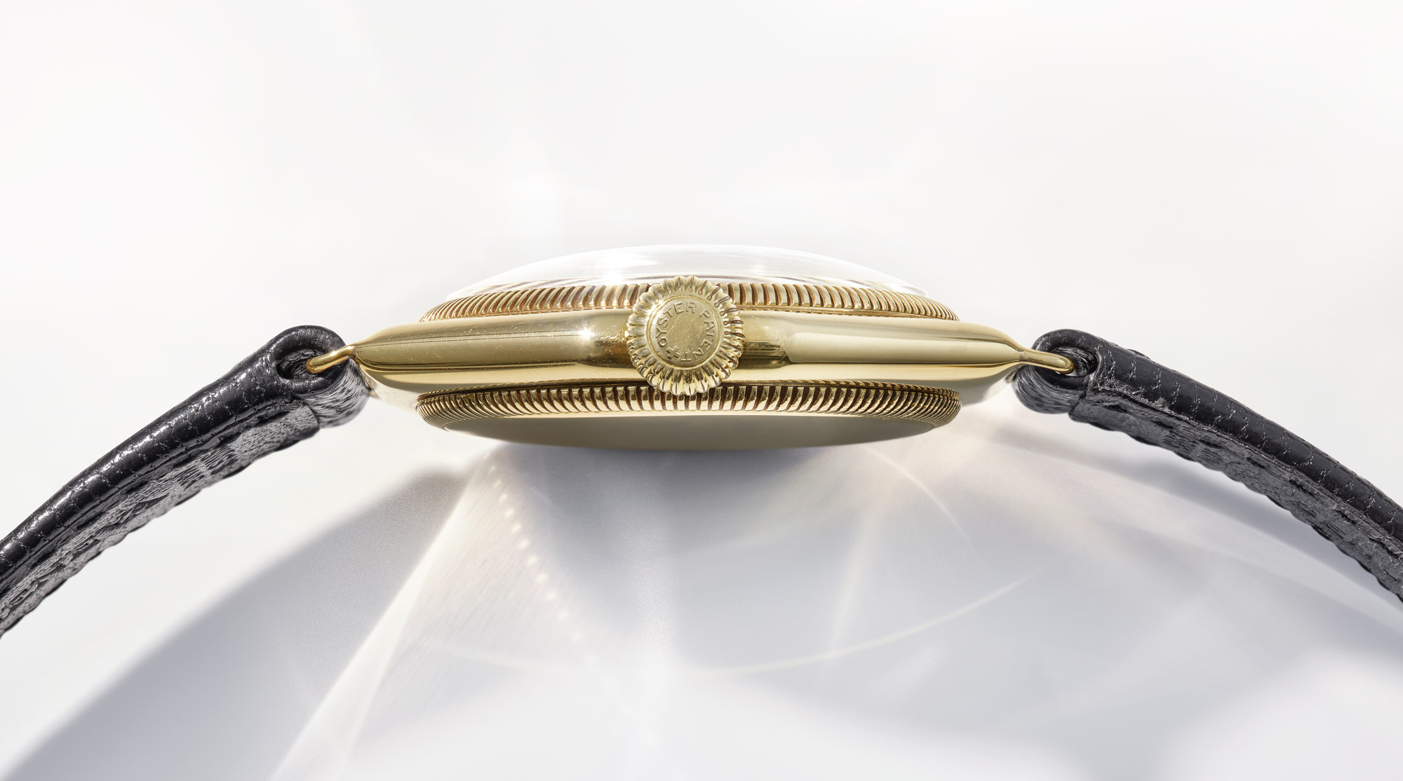 Rolex Oyster Screw-down Crown Side Profile View 1926