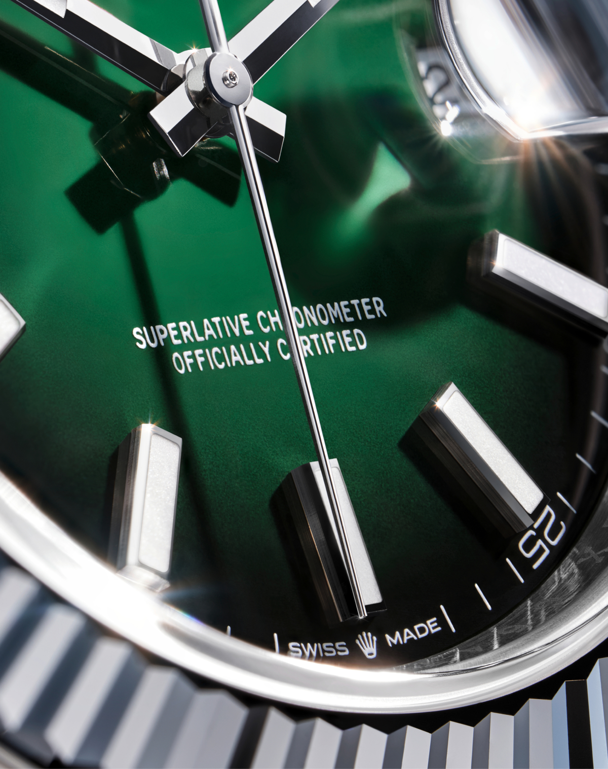 Rolex Datejust 41 Green Lacquer Ombré Dial