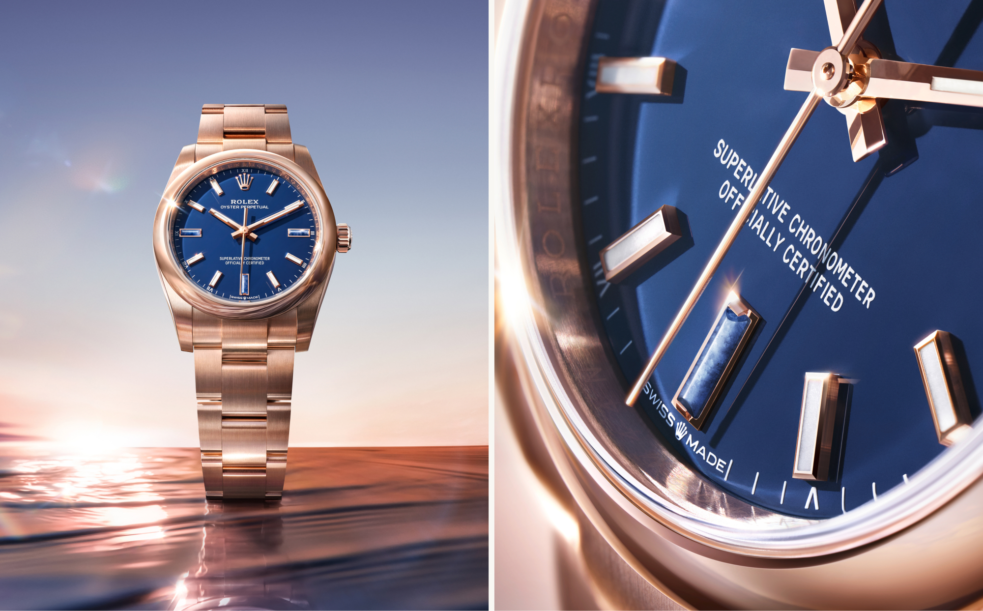 Rolex Oyster Perpetual 28 & 34 Natural Stone Markers