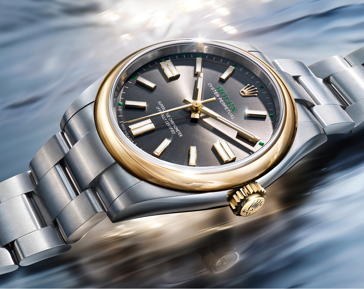 Rolex Oyster Perpetual 41 Yellow Rolesor